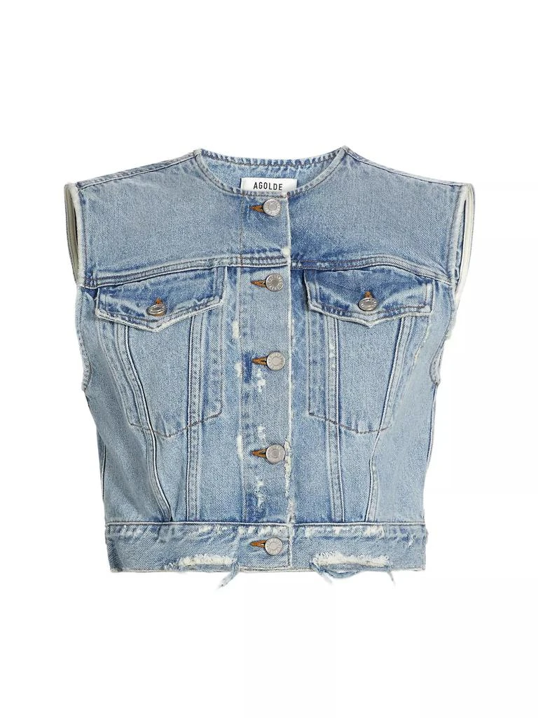AGOLDE Leo Denim Vest 1