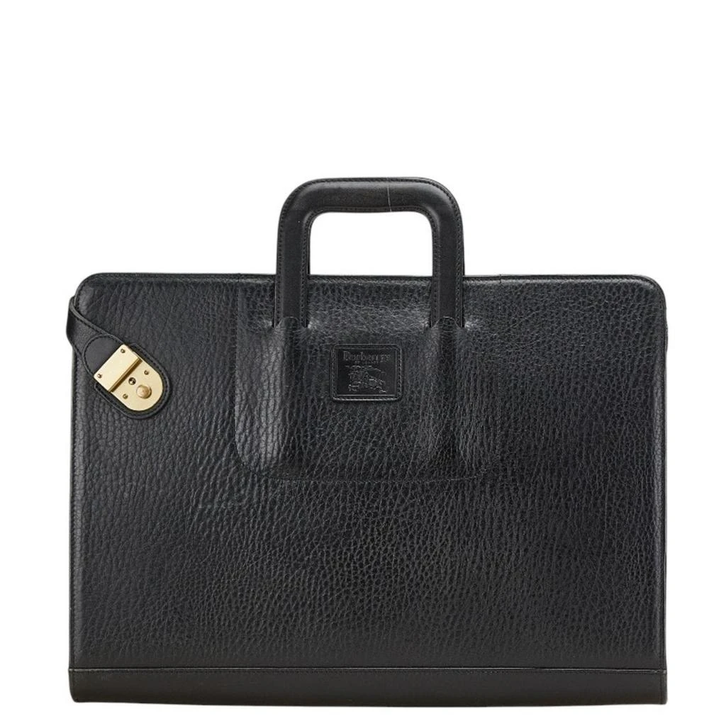 Burberry Leather Briefcase (Pre-Owned) 1