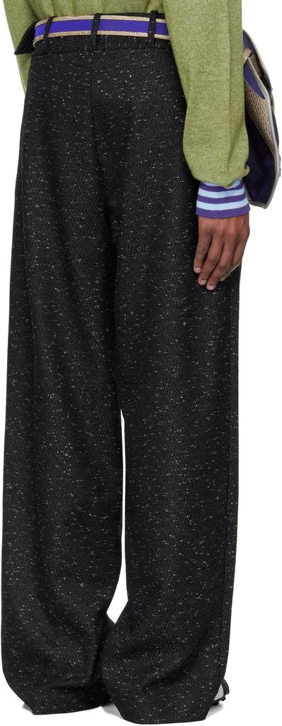 Kiko Kostadinov Black Navin Wide Trousers 3