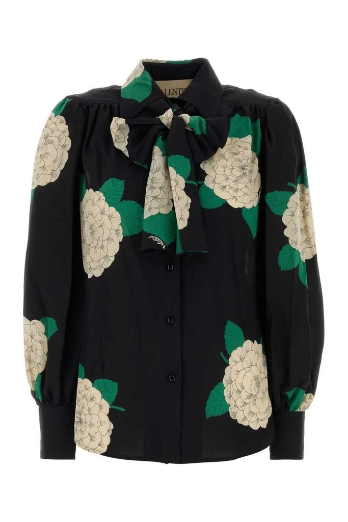 Valentino Valentino Floral Printed Button-Up Shirt 1