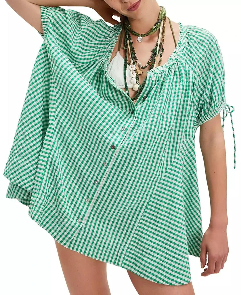 Free People Women
s Farley Gingham Tunic Top 3
