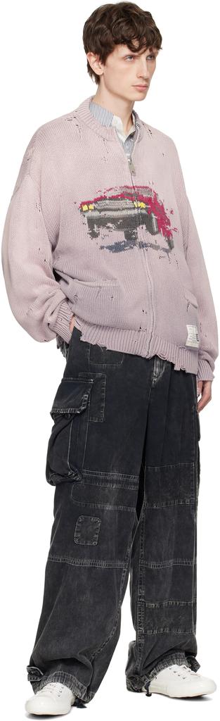 Shop Black Repair Cargo Pants on Sale at BeyondStyle – Get 72% Off