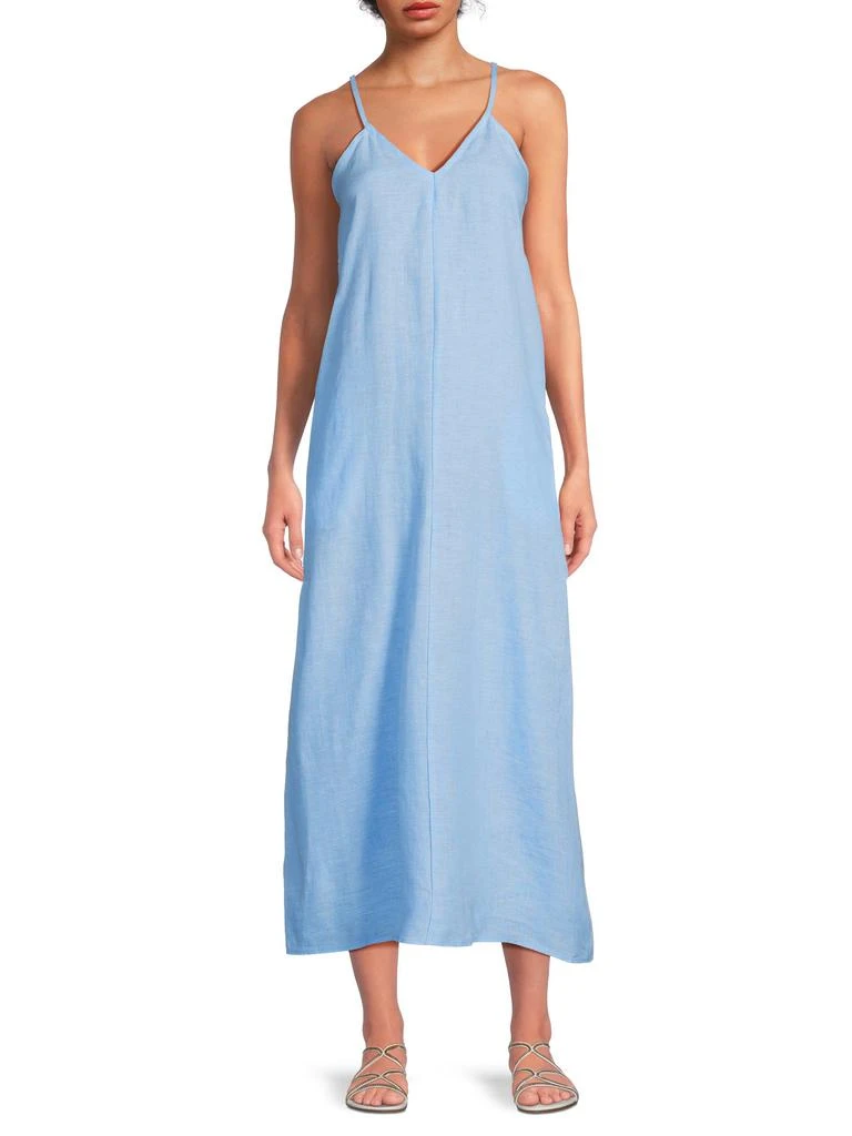 100% Linen A-Line Maxi Dress  On Sale Now with Up to 46% Off | Discover  Exclusive Deals & Savings at BeyondStyle  Authentic Saks Fifth Avenue  Women's|women's apparel|dresses|a-line|women's with Limited-Time Discounts,