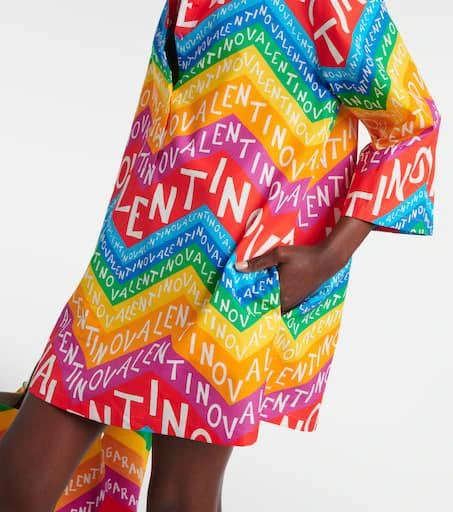 Valentino Logo cotton shirt dress 5