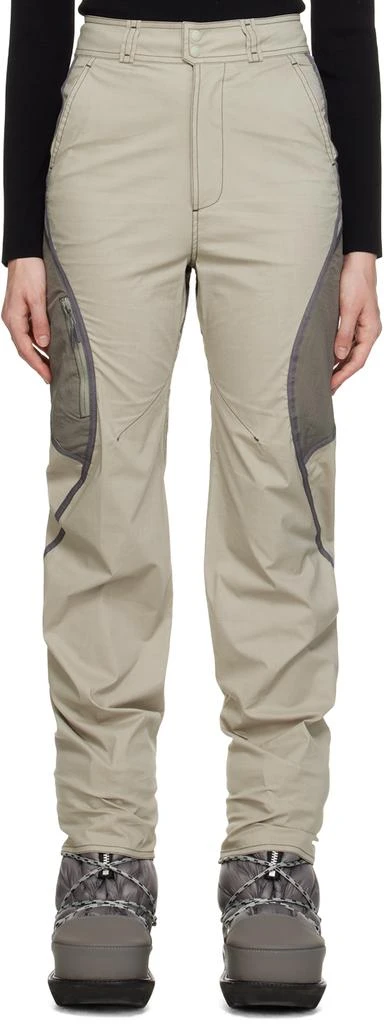 Hyein Seo Gray Paneled Trousers 1