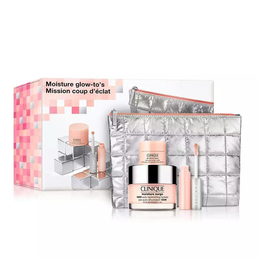 Clinique 4-Pc. Moisture Glow-To's Skin Care & Makeup Gift Set 1