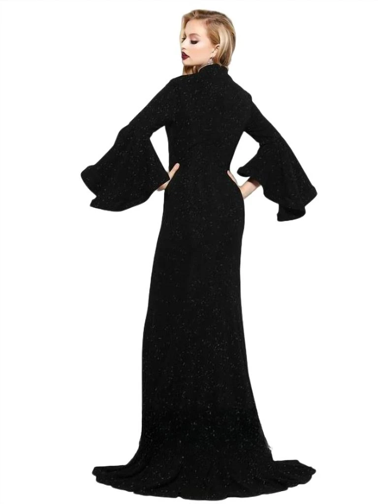 Sparkle Long Sleeve Gown In Black  On Sale Now with Up to 76% Off |  Discover Exclusive Deals & Savings at BeyondStyle  Authentic Mac Duggal  women|clothing|dresses with Limited-Time Discounts, Free