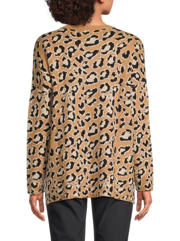 Joseph A Leopard Print Sweater 2