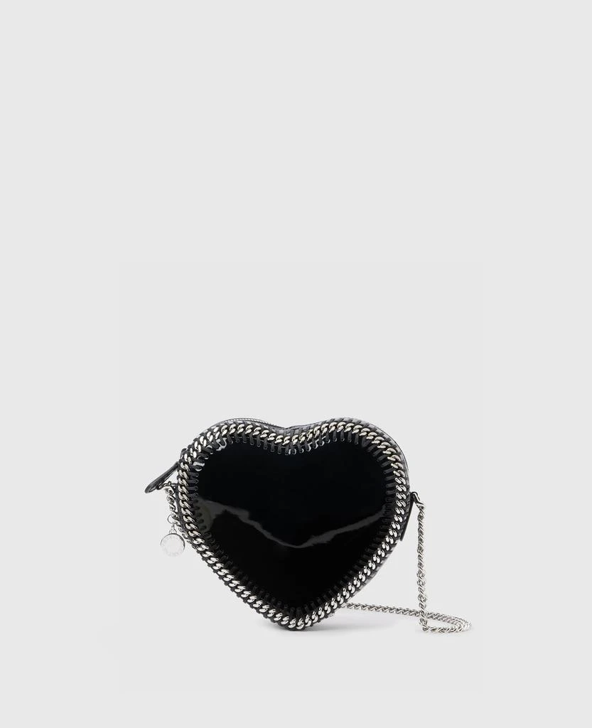 Stella McCartney Stella McCartney - Falabella Heart Crossbody Bag, Woman, Black 1