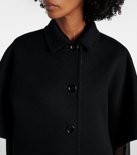 コート Gucci Wool And Silk Crepe Coat With All-Over Gg Motif Wool and silk crepe coat with all-over GG motif GUCCI