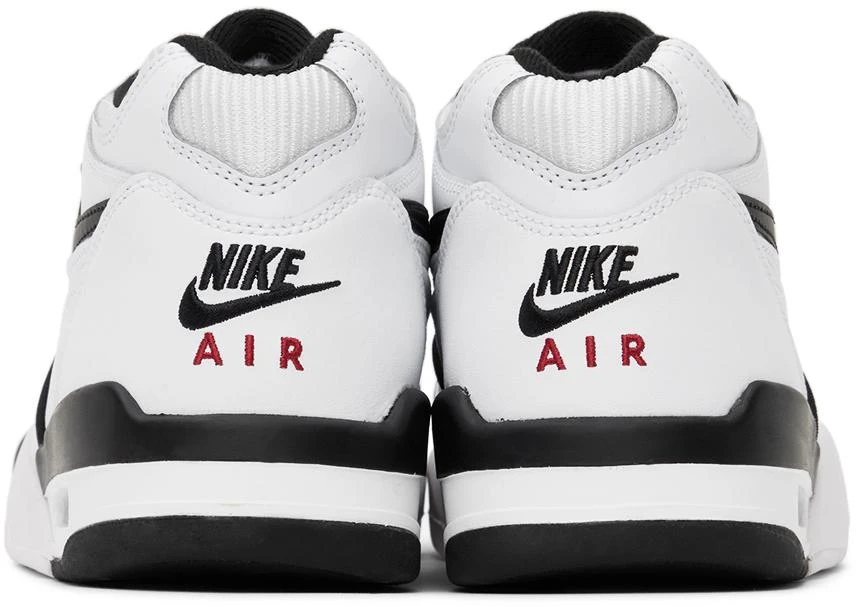 Nike Kids White & Black Air Flight 89 Big Kids Sneakers 2