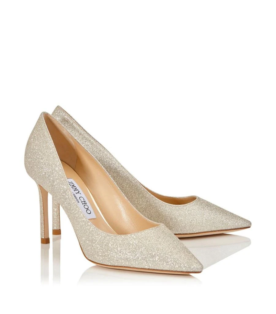 Jimmy Choo Romy 85 Glitter Pumps 1
