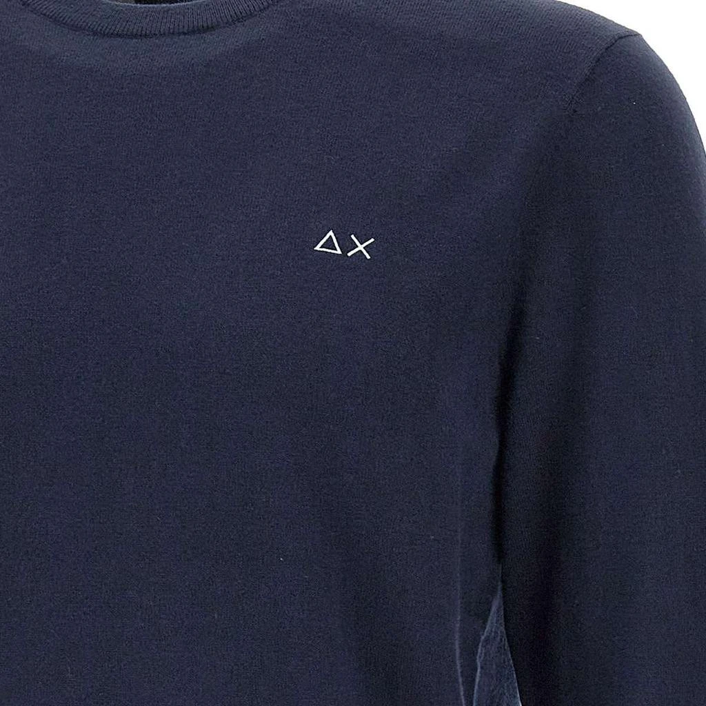 SUN 68 Sun 68 Logo Embroidered Creweneck Knitted Jumper 4