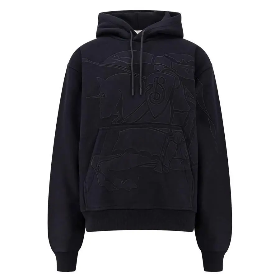 Burberry Burberry EKD Embroidered Cotton Blend Hoodie, Size X-Small
