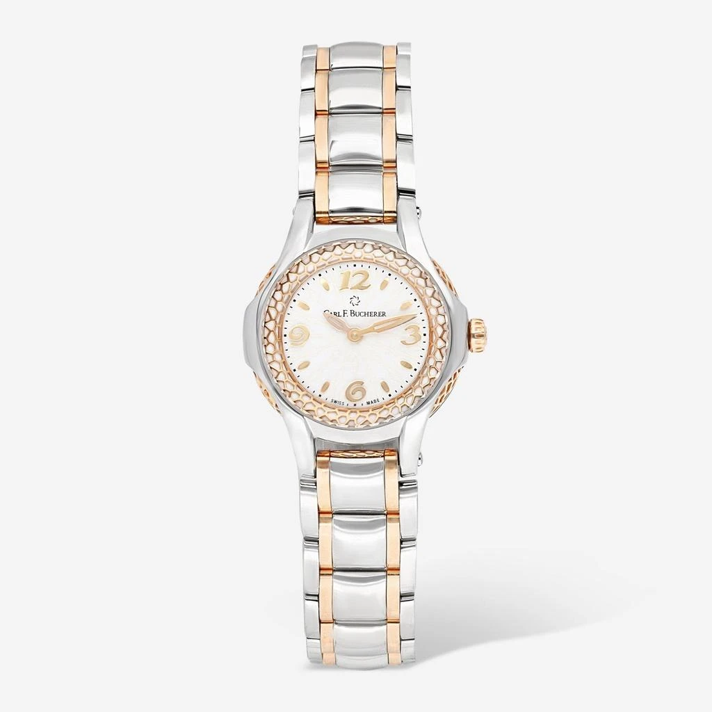 Carl F. Bucherer Carl F. Bucherer Pathos Princess Stainless Steel & 18K Rose Gold Quartz Ladies Watch 00.10520.07.26.21 1