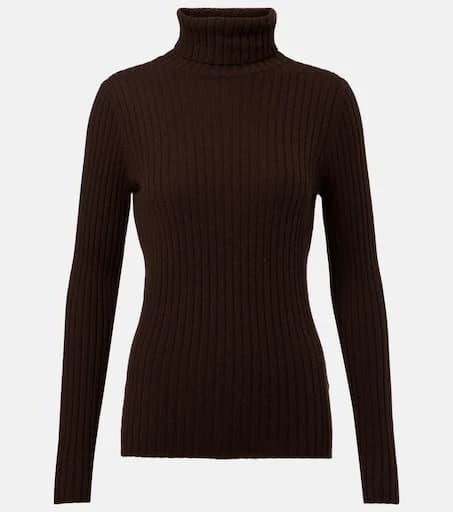 Jardin des Orangers Ribbed-knit cashmere turtleneck 1