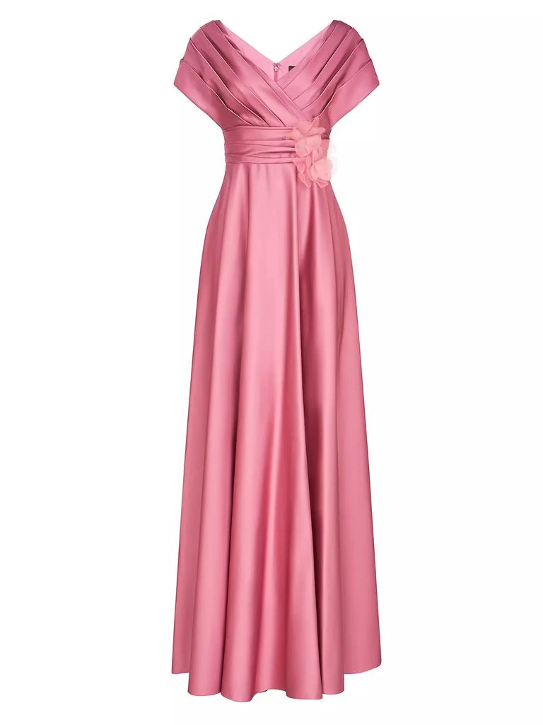 Theia Cecelia Draped A-Line Gown 1