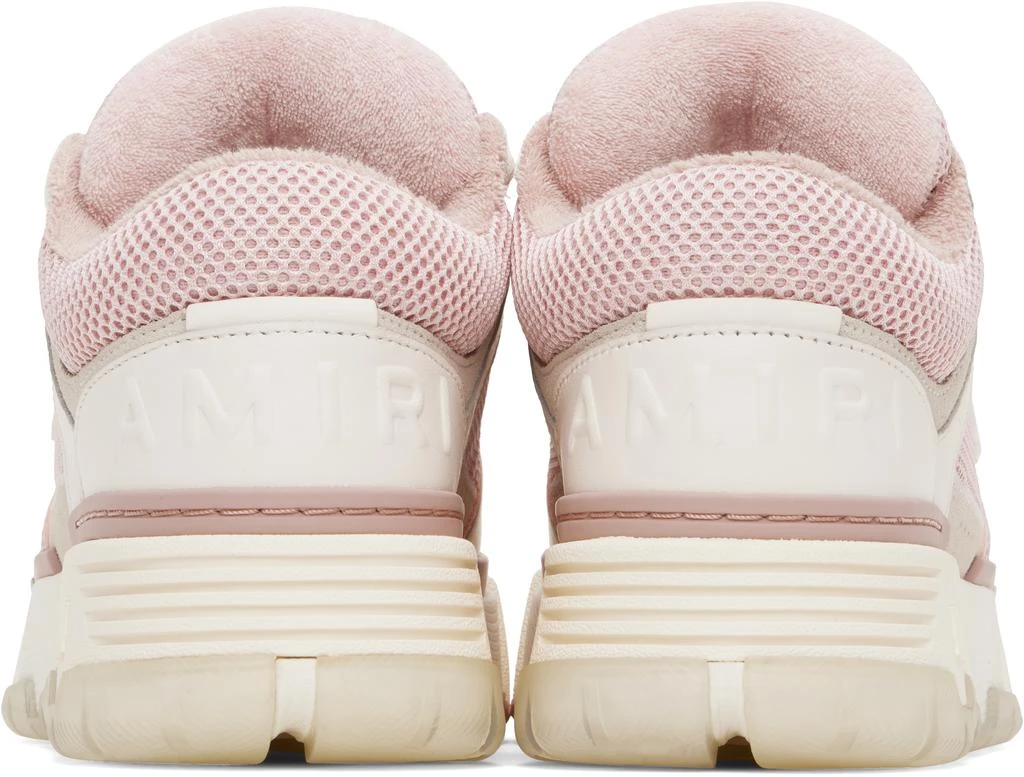 AMIRI White & Pink MA-1 Sneakers 2