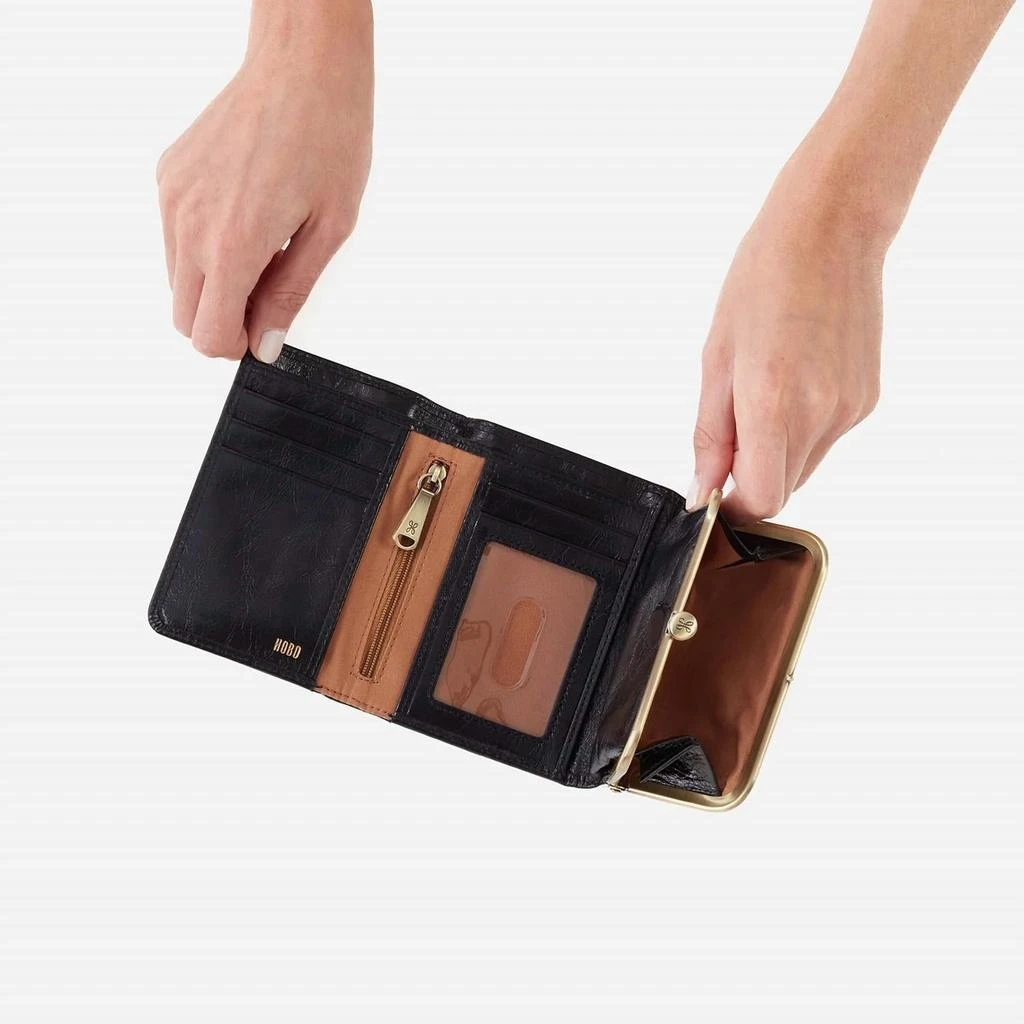 Hobo Women's Robin Compact Wallet In Black 2