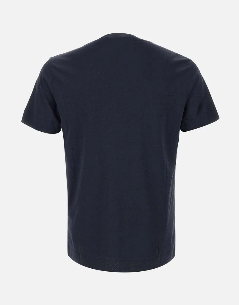 Emporio Armani Cotton and lyocell t-shirt 3