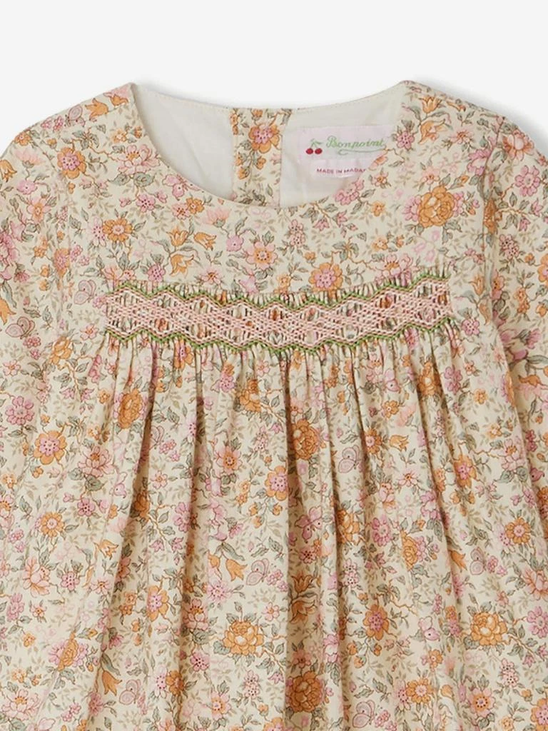 Bonpoint Bonpoint Baby Girls Felicie Smocked Dress in Multicolour 3