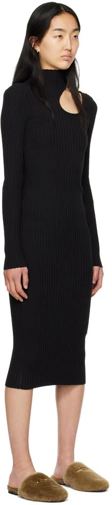 ANINE BING Black Victoria Midi Dress 2