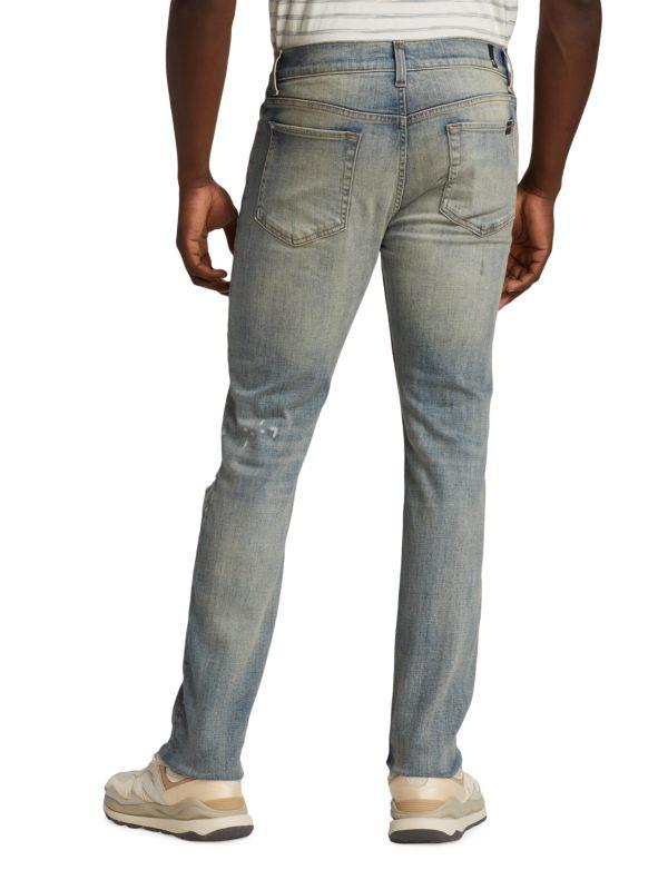 7 For All Mankind Paxtyn High Rise Distressed Jeans