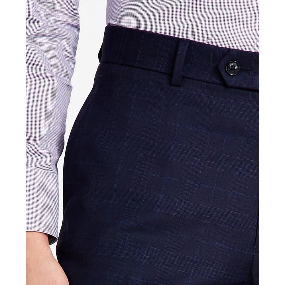 Tommy Hilfiger Men's Modern-Fit TH Flex Stretch Plaid Wool Blend Suit Pants 5