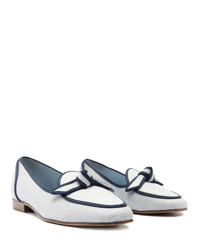 Alexandre Birman Women's Grossgrain Loafer Flats 9