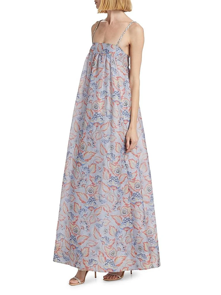 Zimmermann Eden Embellished Floral Maxi Dress 4