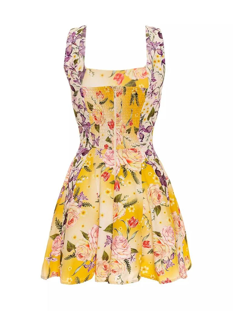 Agua Bendita Kristen Dreamin Floral Minidress 2