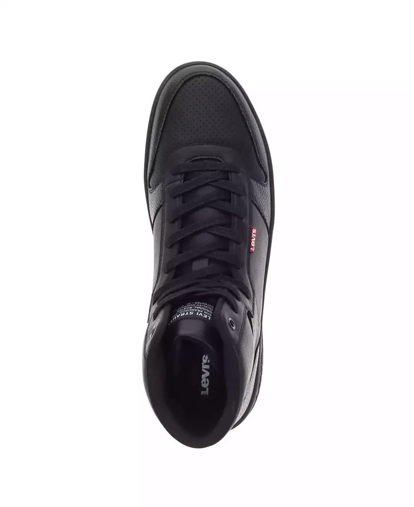 Levi's Men's Drive High Top Faux-Leather Lace-Up Sneakers 4