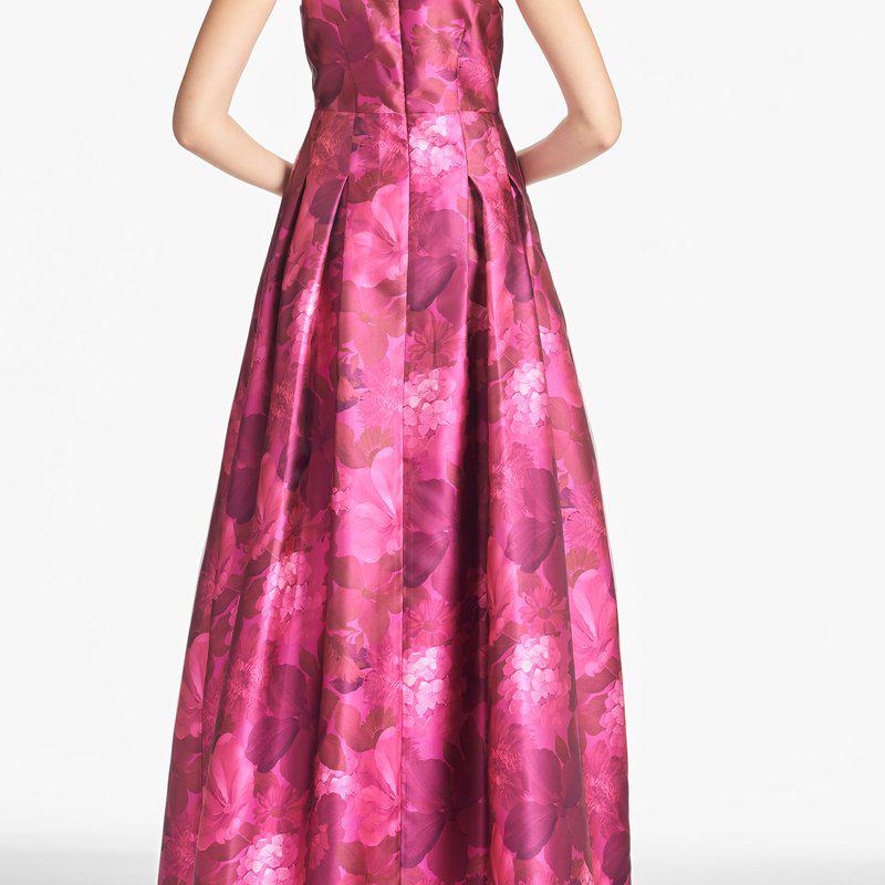 Sachin & Babi Brooke Gown Magenta Bella Bouquet Final Sale