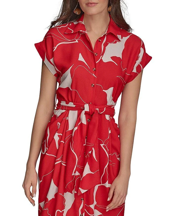 Donna Karan Crepe Shirt Dress 7