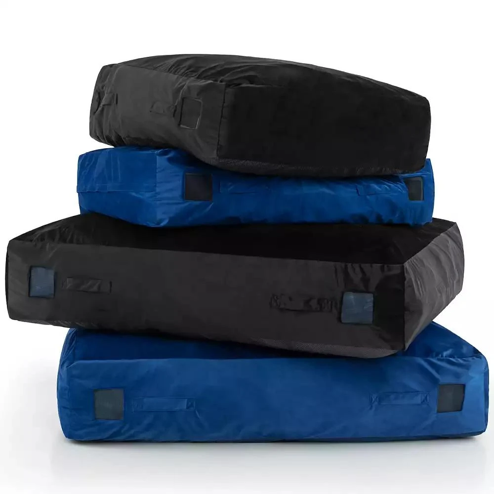 Costway 47" x 35.5" Crash Pad Sensory Mat with Foam Blocks and Washable Velvet Cover 8