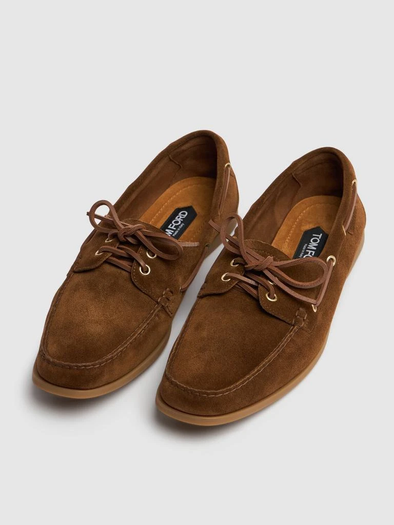Tom Ford Robin Suede Boat Shoes 2