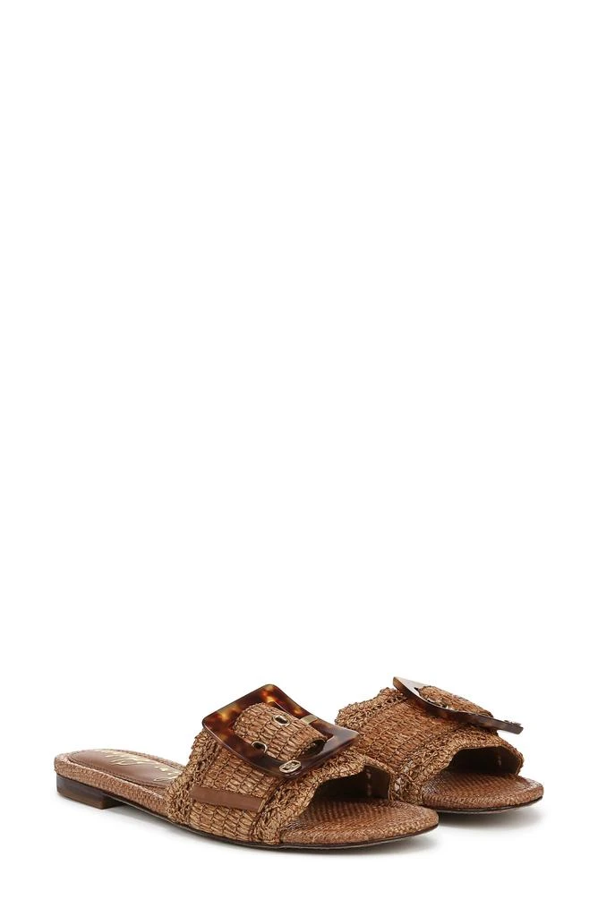 Sam Edelman Bambi Raffia Buckle Slide Sandal 10