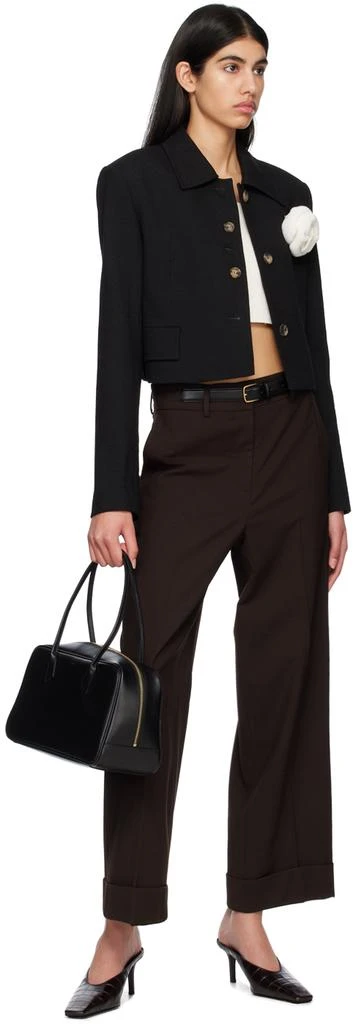 Recto Brown Belted Trousers 4