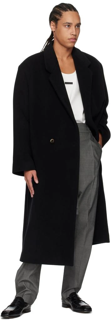 Fear of god Black Melton Wool Coat 4