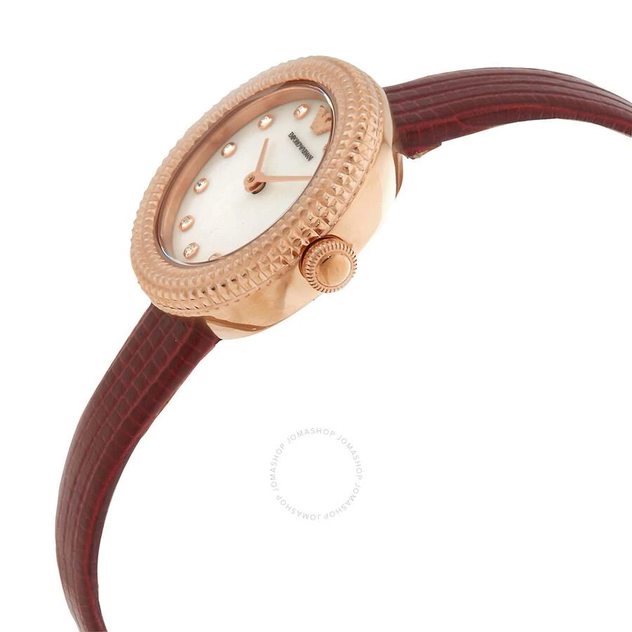 Emporio Armani Quartz Crystal White Dial Ladies Watch AR11417 2