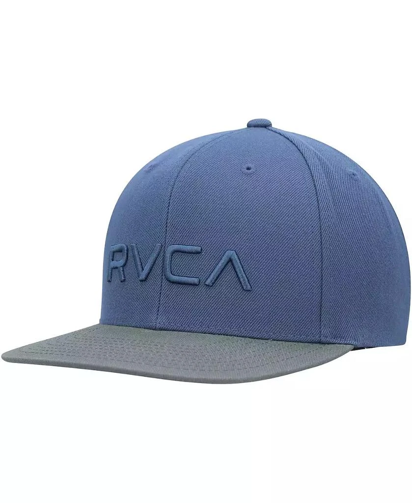 RVCA Men
s Navy, Olive Twill II Snapback Hat 1