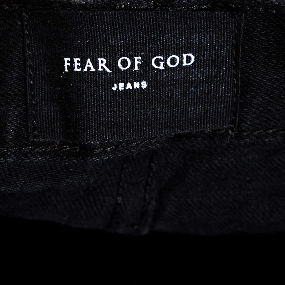 Fear of god Fear of God Fifth Collection Black Denim Selvedge Painters Jeans M 5