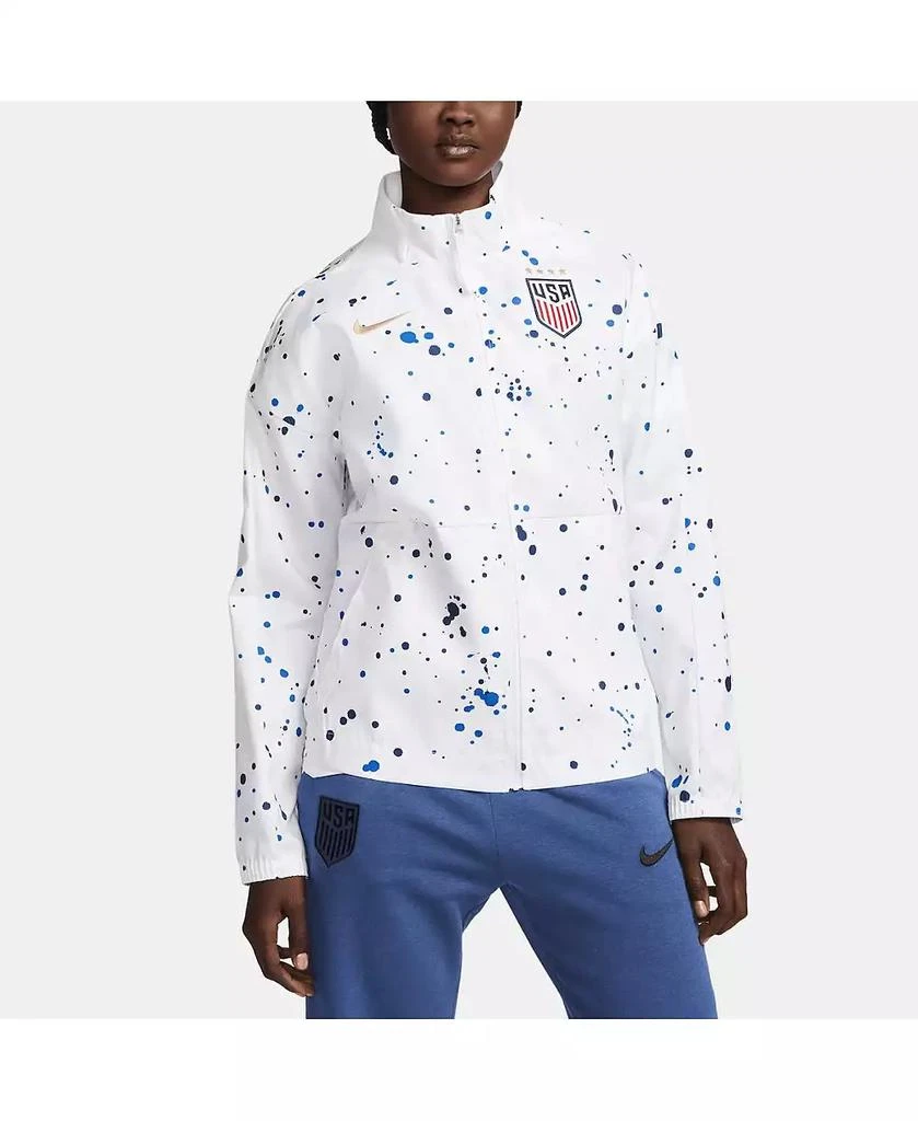 NIKE Women's White USWNT Team Anthem Performance Full-Zip Jacket 1