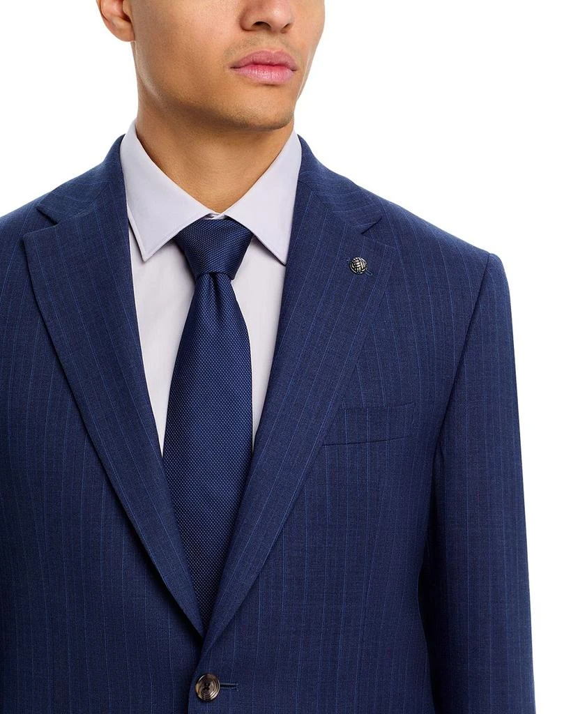 Jack Victor Loro Piana Wool Fabric Tonal Stripe Regular Fit Suit 4