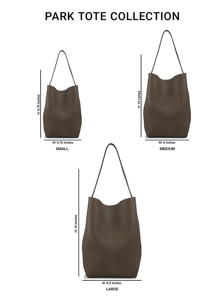 The Row Small N/S Park Leather Tote 4