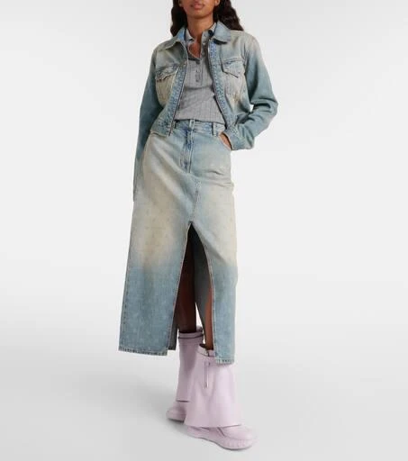 Givenchy Shark Lock leather biker boots 2
