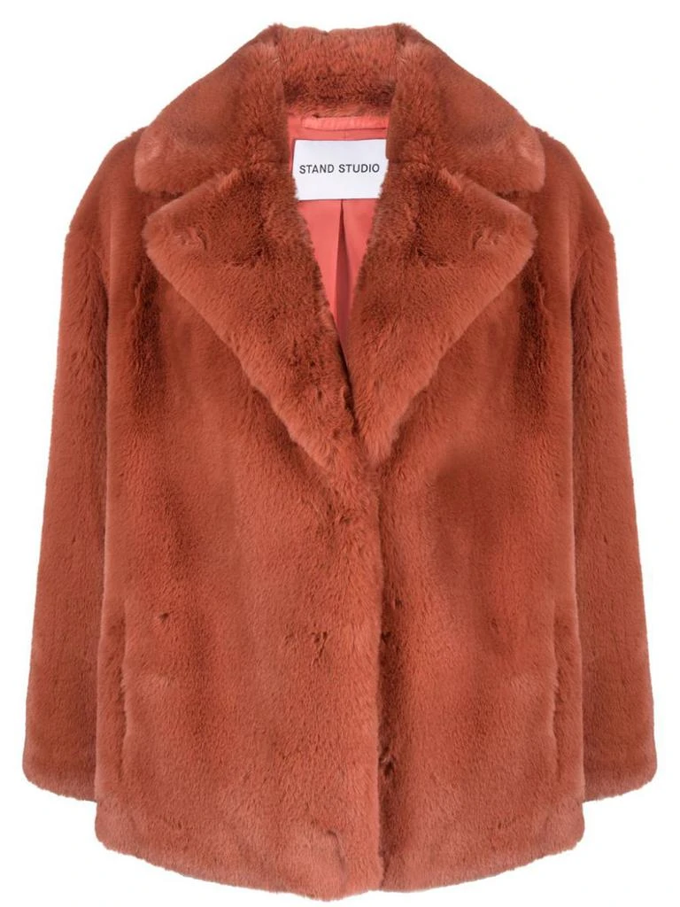 Stand Studio Stand Studio Savannah Faux Fur Lush Teddy Jacket 1