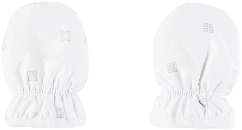 Givenchy Baby White Quilted Down Snowsuit 3