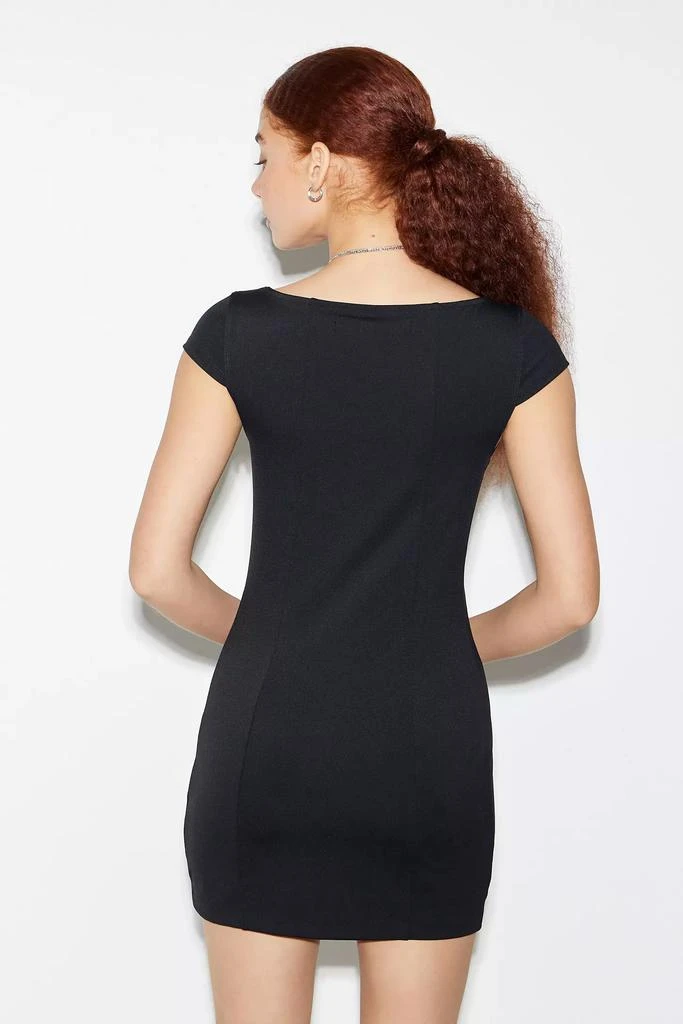 silence and noise black mini dress SILENTIUM MINI DRESS IN BLACK LACE – DE LA VALI OFFICIAL