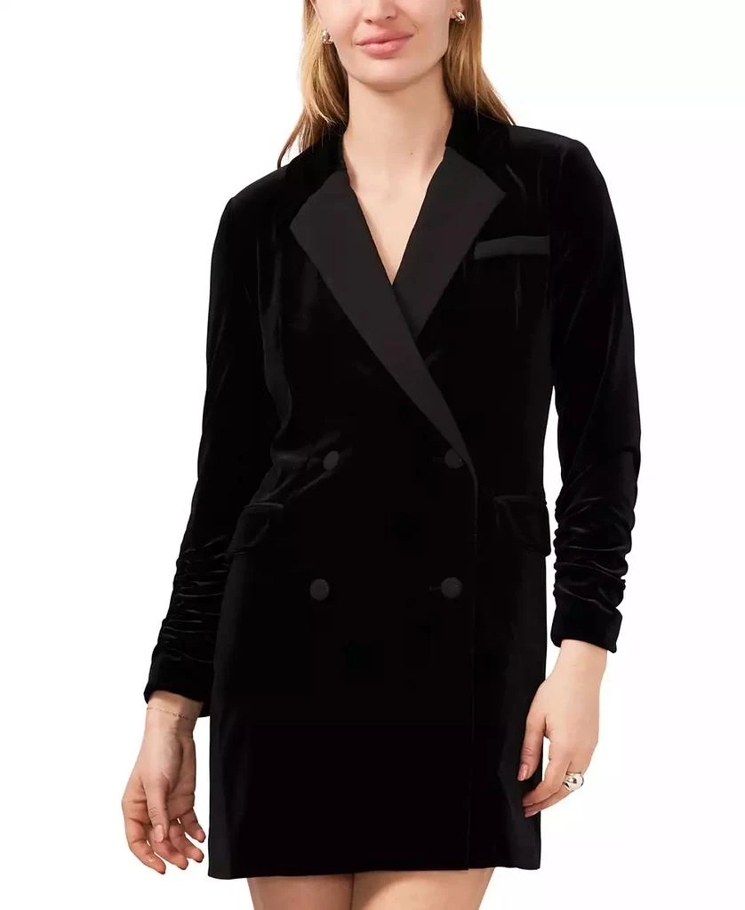 1. State Women's Velvet Blazer Mini Dress 3